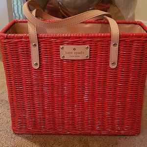 Kate Spade straw bag